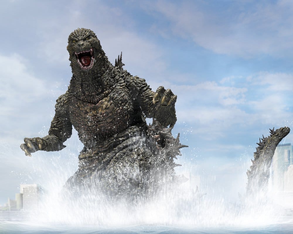 SU ORDINAZIONE Godzilla S.H.MonsterArts Action Figure Godzilla the Ride: Great Clash 16 cm