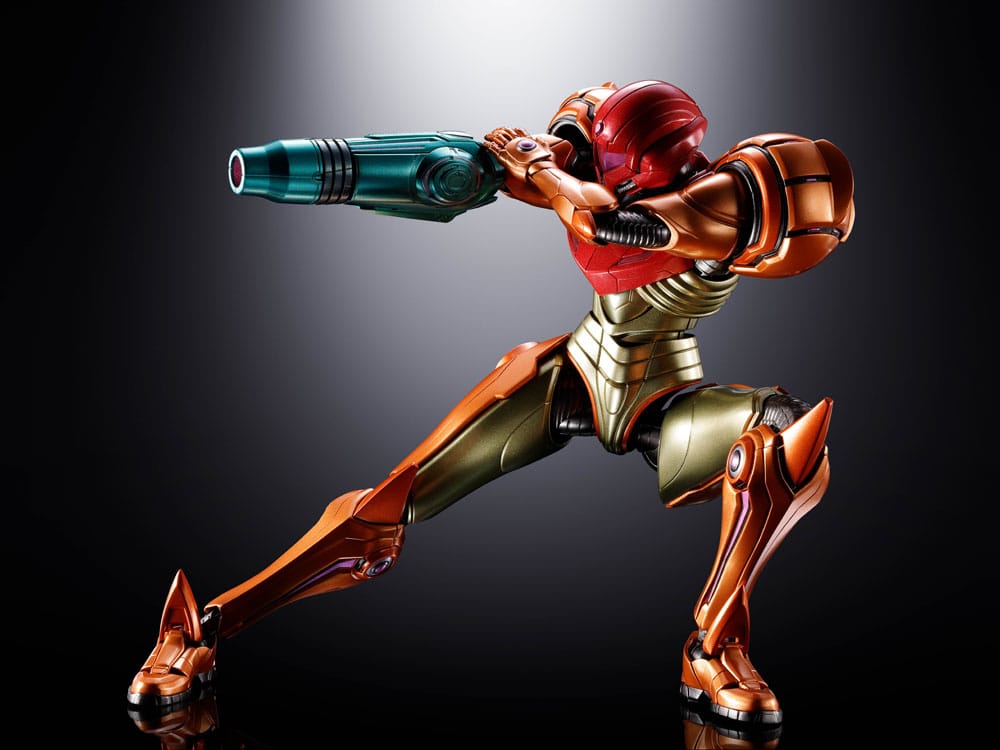 PREORDINE+ 08/2026 (NON CANCELLABILE) Metroid Prime 4: Beyond Diecast Action Figure Samus Aran LED 21 cm