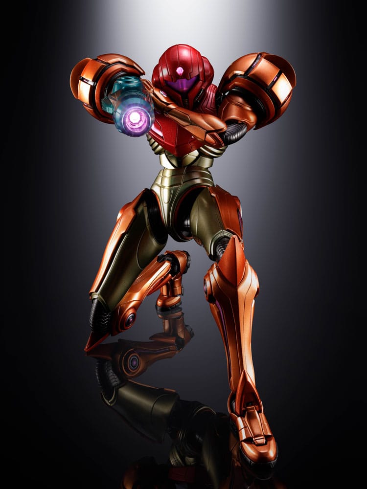 SU ORDINAZIONE Metroid Prime 4: Beyond Diecast Action Figure Samus Aran LED 21 cm
