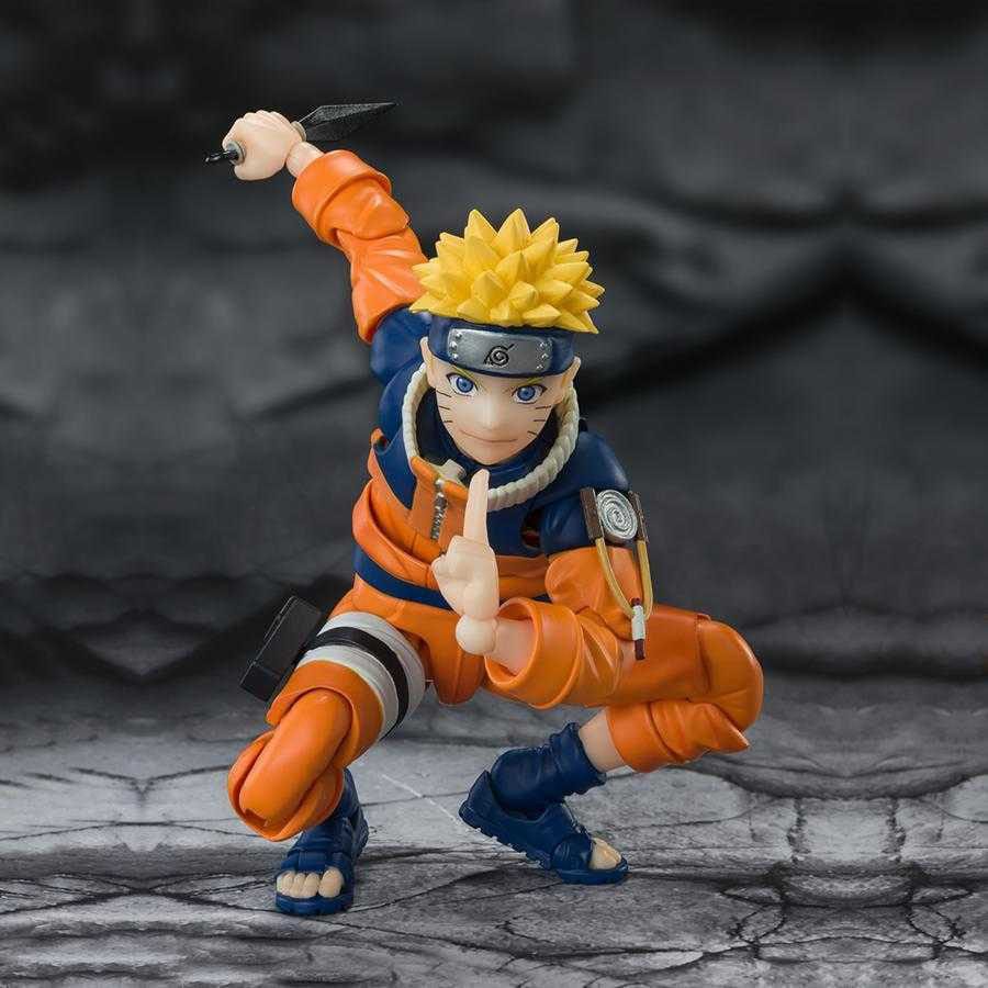 SU ORDINAZIONE Naruto S.H.Figuarts Action Figure Naruto Uzumaki The No.1 Most Unpredictable Ninja Reissue 15 cm