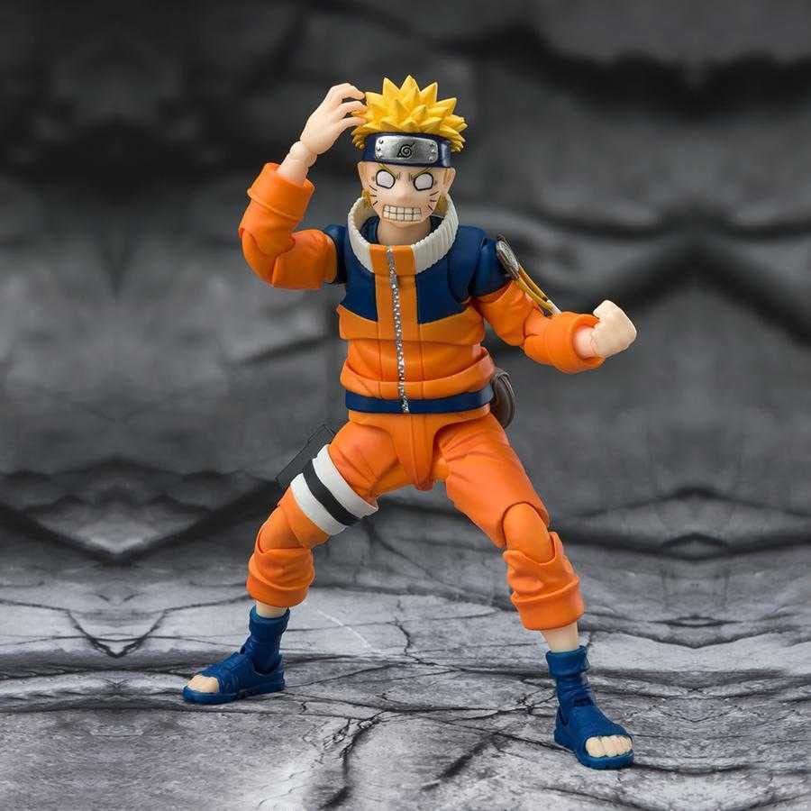 SU ORDINAZIONE Naruto S.H.Figuarts Action Figure Naruto Uzumaki The No.1 Most Unpredictable Ninja Reissue 15 cm
