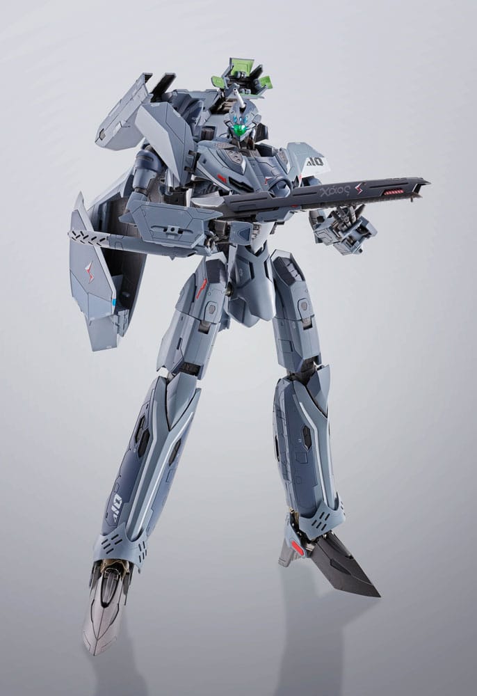 VORBESTELLUNG+ 07/2026 Macross Delta 10th Anniversary DX Chogokin Actionfigur VF-31A Kairos 26 cm