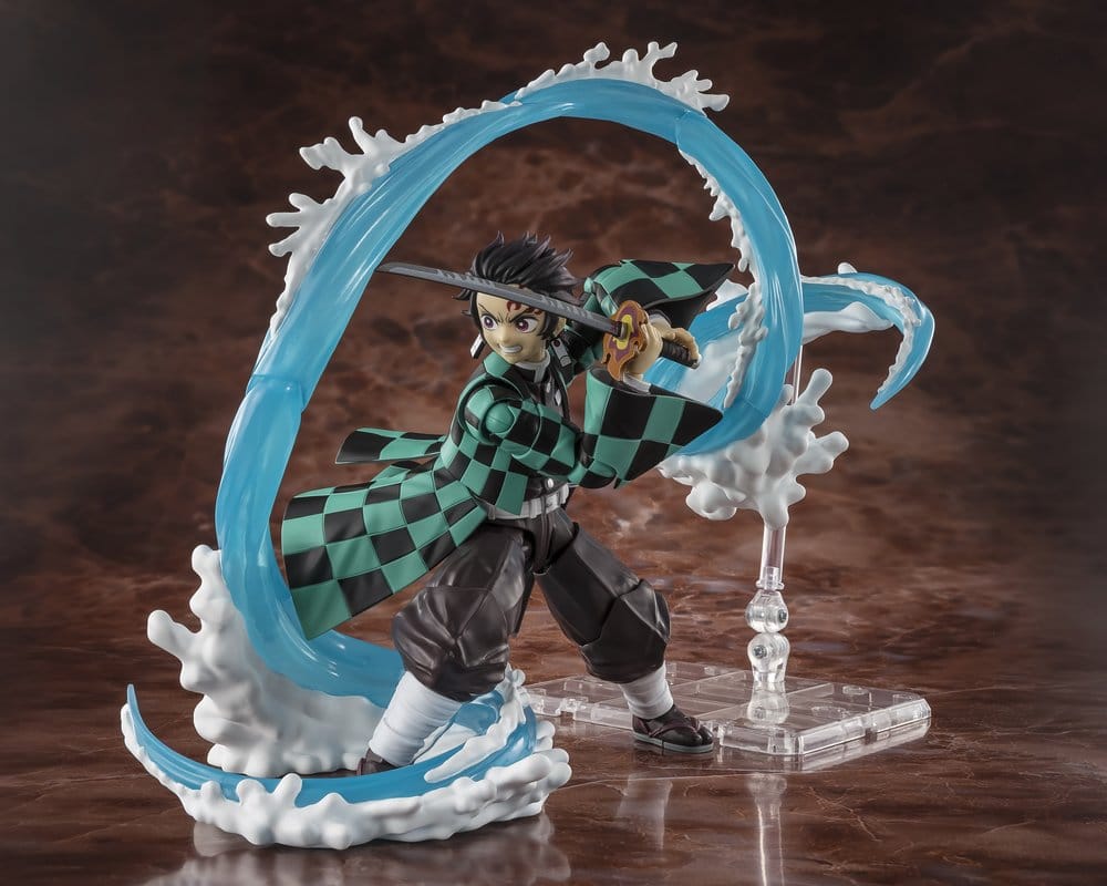 PREORDINE+ 01/2027 Demon Slayer: Kimetsu no Yaiba S.H. Figuarts Accessory Set Tanjiro Kamado & Giyu Tomioka Water Breathing Option Parts Set