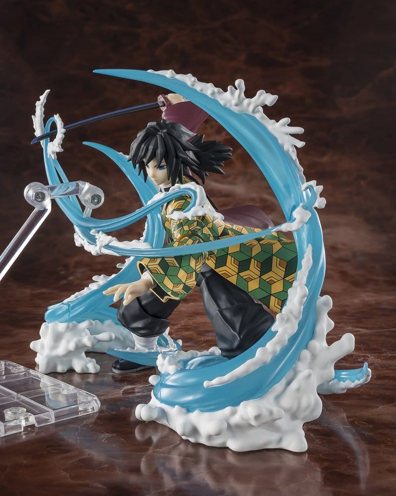 PREORDINE+ 01/2027 Demon Slayer: Kimetsu no Yaiba S.H. Figuarts Accessory Set Tanjiro Kamado & Giyu Tomioka Water Breathing Option Parts Set