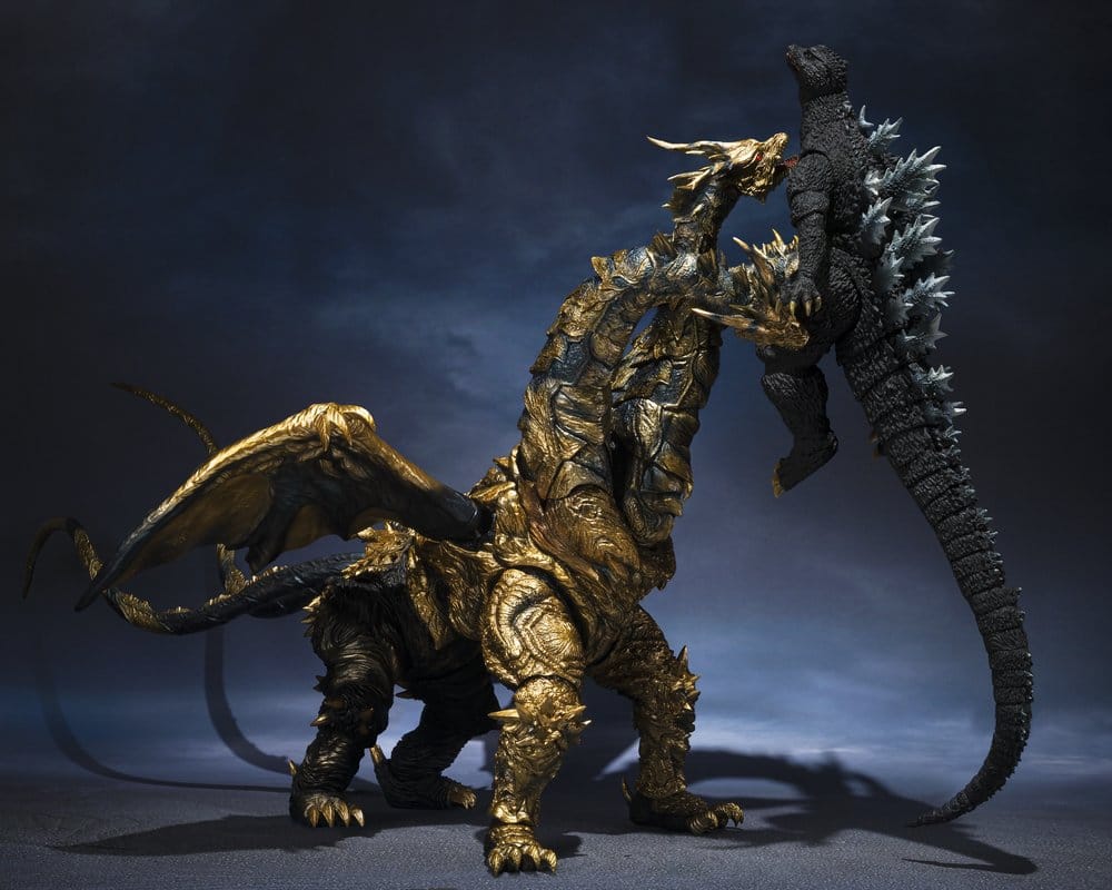PREORDINE+ 07/2027 Godzilla S.H.MonsterArts Action Figure Kaizer Ghidorah 25 cm