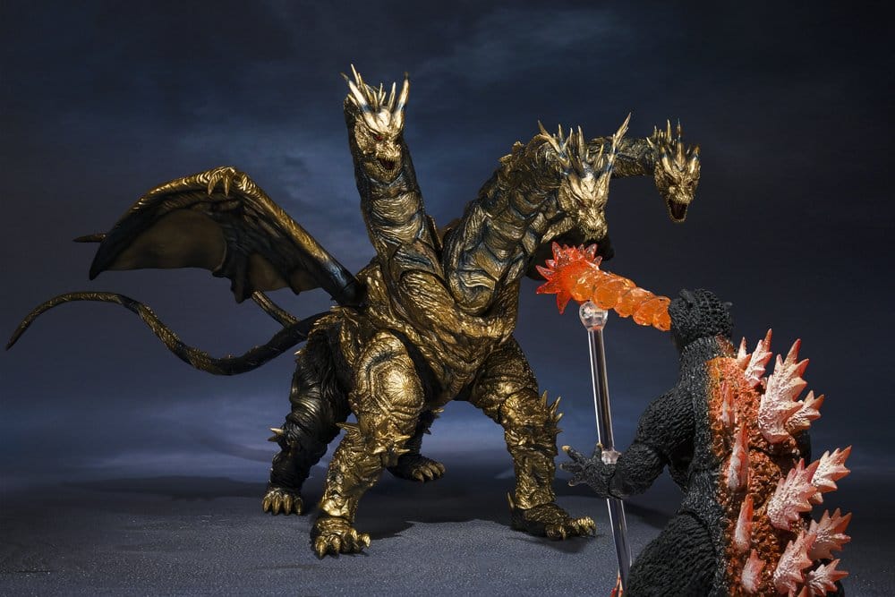 PREORDINE+ 07/2027 Godzilla S.H.MonsterArts Action Figure Kaizer Ghidorah 25 cm