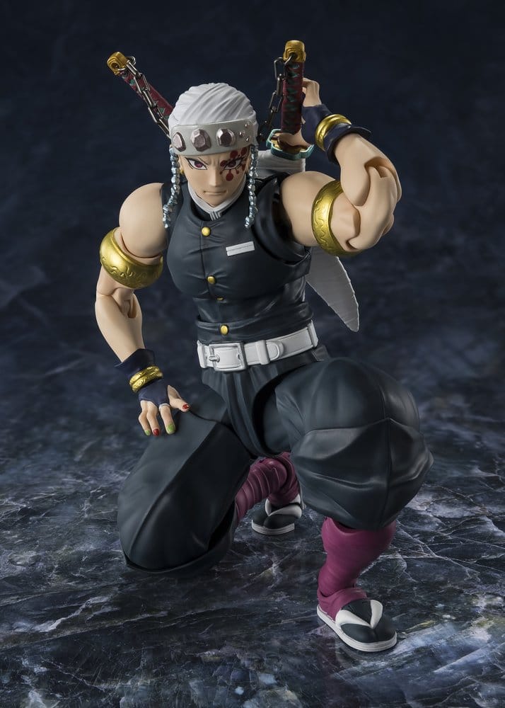 PREORDINE+ 07/2027 Demon Slayer: Kimetsu no Yaiba S.H.Figuarts Action Figure Uzui Tengen 17 cm