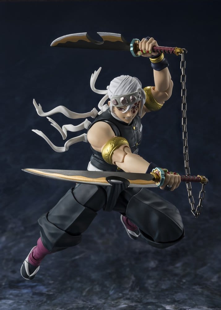 PREORDINE+ 07/2027 Demon Slayer: Kimetsu no Yaiba S.H.Figuarts Action Figure Uzui Tengen 17 cm