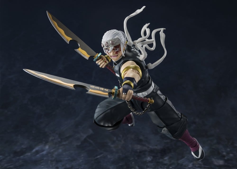 PREORDINE+ 07/2027 Demon Slayer: Kimetsu no Yaiba S.H.Figuarts Action Figure Uzui Tengen 17 cm