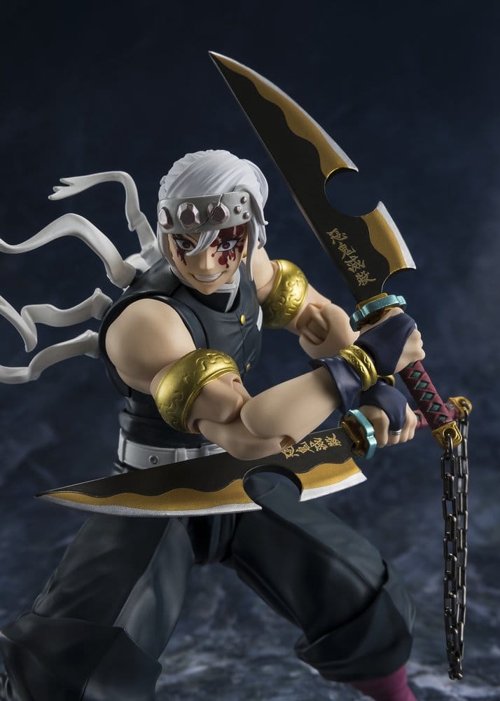 PREORDINE+ 07/2027 Demon Slayer: Kimetsu no Yaiba S.H.Figuarts Action Figure Uzui Tengen 17 cm