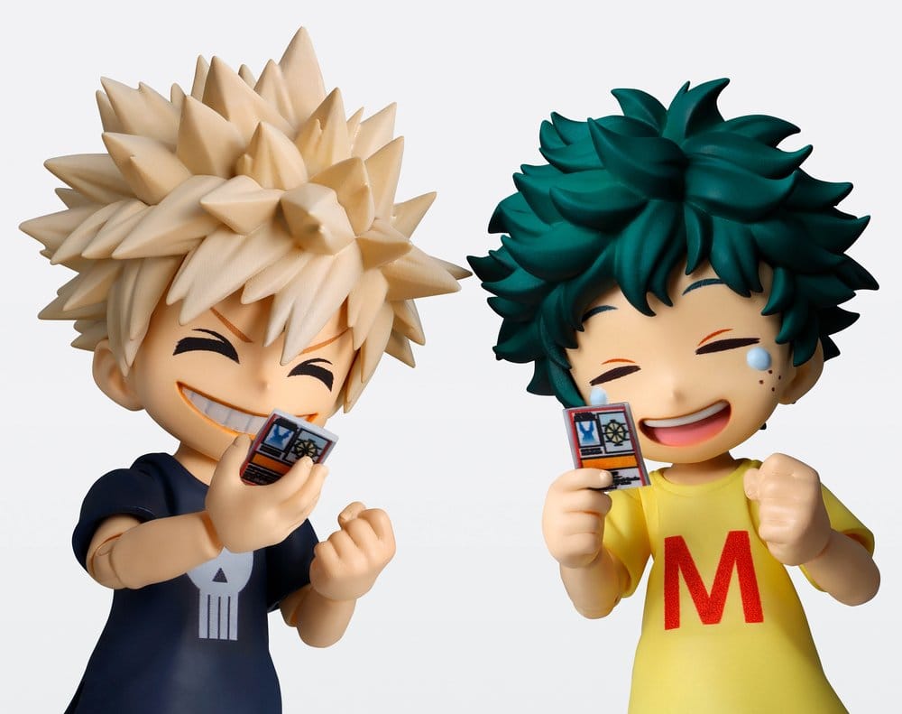 PREORDINE+ 07/2027 My Hero Academia S.H.Figuarts Action Figure Izuku Midoriya & Katsuki Bakugo -Childhood Set- 9 cm