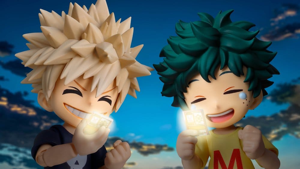 PREORDINE+ 07/2027 My Hero Academia S.H.Figuarts Action Figure Izuku Midoriya & Katsuki Bakugo -Childhood Set- 9 cm