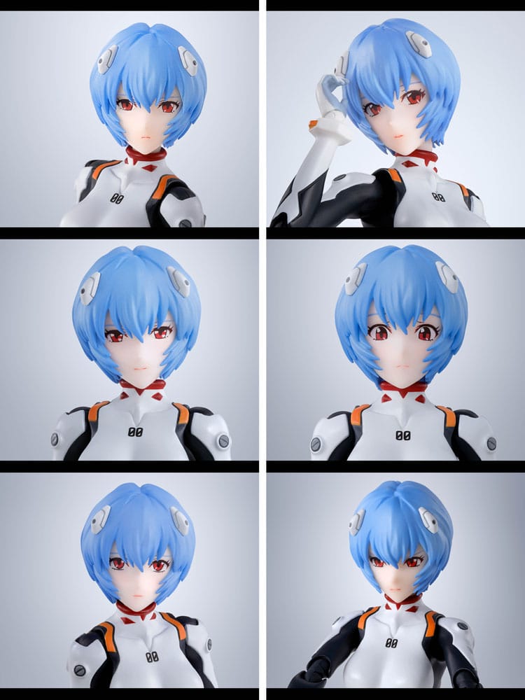 PREORDINE+ 02/2027 Evangelion S.H.Figuarts Action Figure Rei Ayanami 14 cm