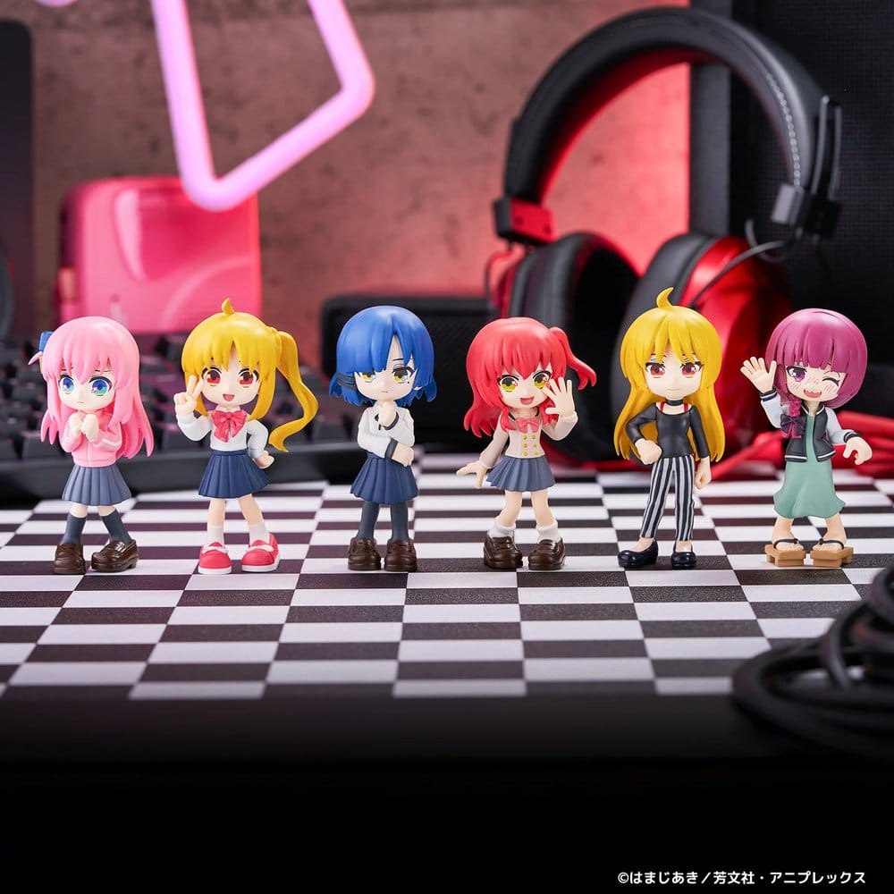 PREORDINE+ 08/2027 Bocchi the Rock! PalVerse Mini Figures Blind Box Display (6)