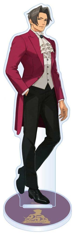 PREORDINE+ 07/2027 Ace Attorney 25th Anniversary Acrylic Stand Miles Edgeworth Main Visual 13–15 cm