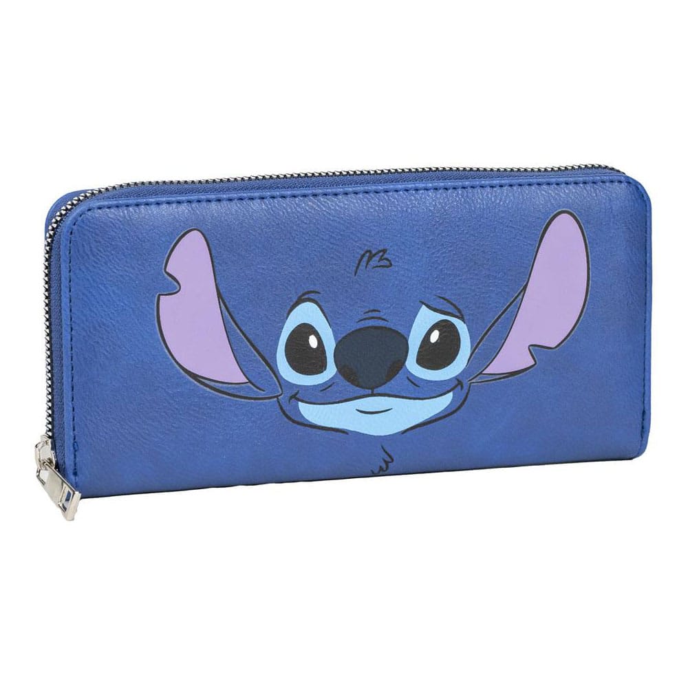 Lilo & Stitch Geldbörse auf Bestellung gefertigt, Stitch-Gesicht