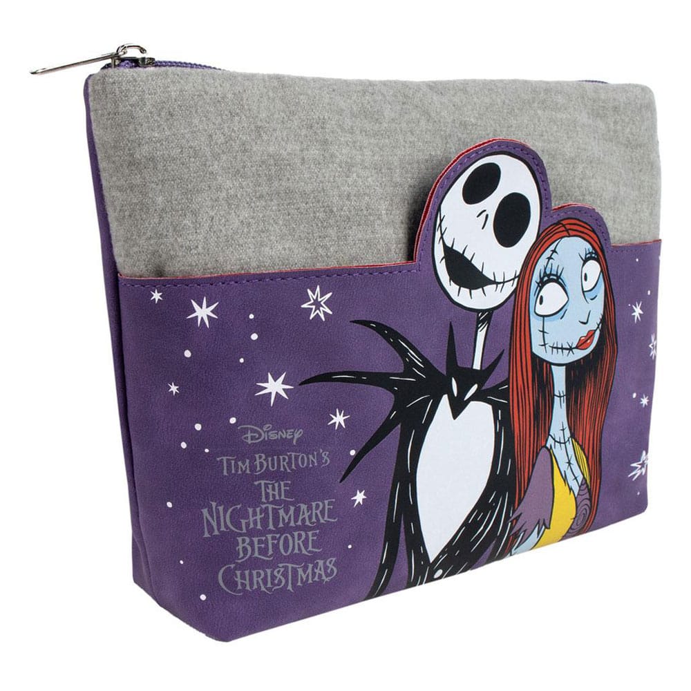AUF BESTELLUNG Nightmare Before Christmas Schminktasche Jack & Sally Lila