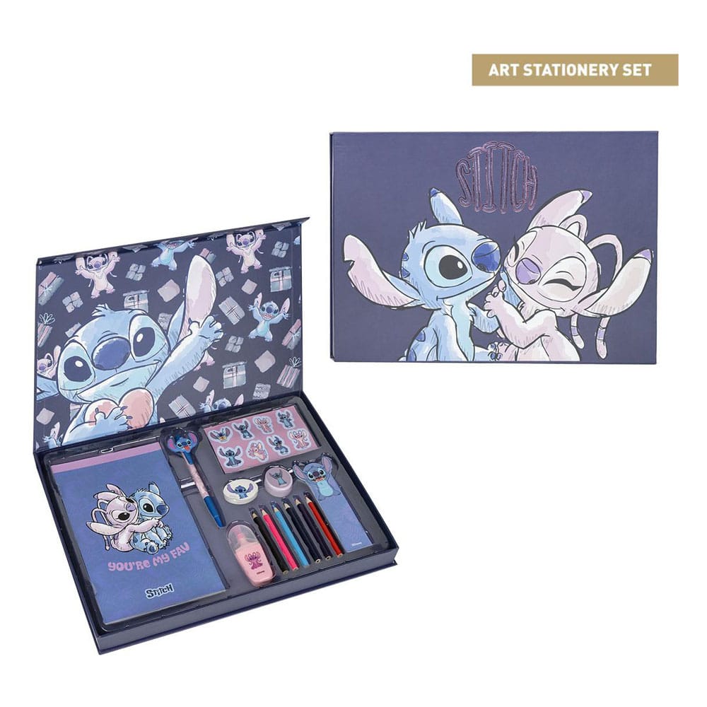 SU ORDINAZIONE Lilo & Stitch Stationery - Set 13 pieces You're My Fav