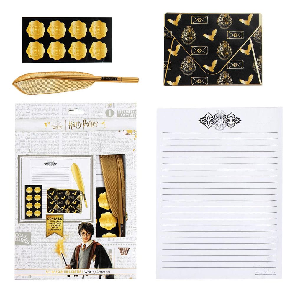 Harry Potter Briefpapier auf Bestellung – 4-teiliges Set mit Buchstaben