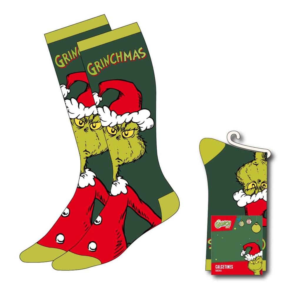 MADE TO ORDER The Grinch Socks Grinchmas 38-45 *SPECIAL PRICE*