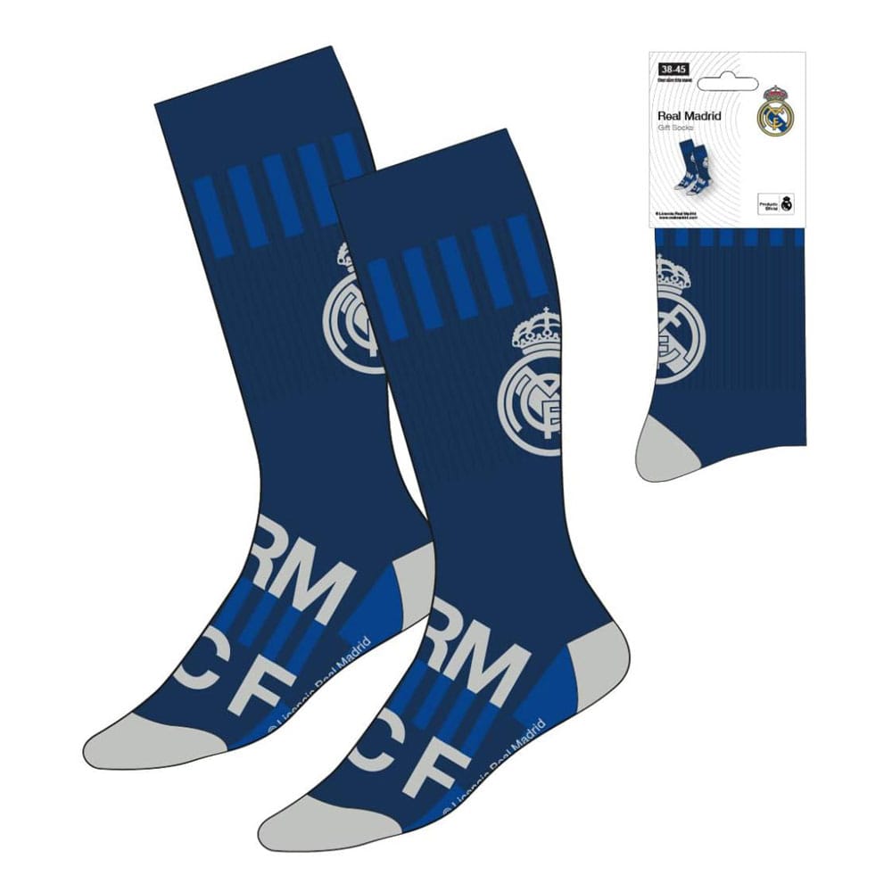 MADE TO ORDER Football Socks Real Madrid Blue 38-45