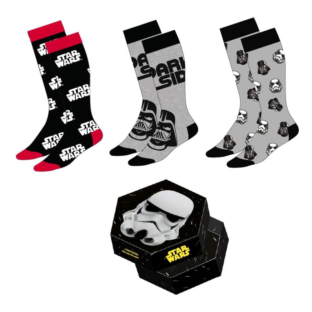 SU ORDINAZIONE Star Wars Socks 3-Pack Stormtrooper 38-45