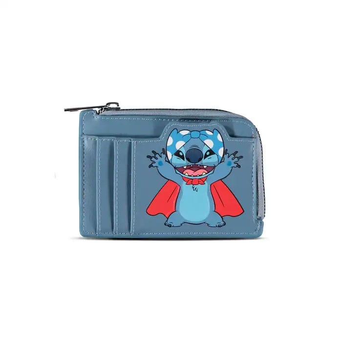 SU ORDINAZIONE Lilo & Stitch Card Wallet Stitch Super Hero