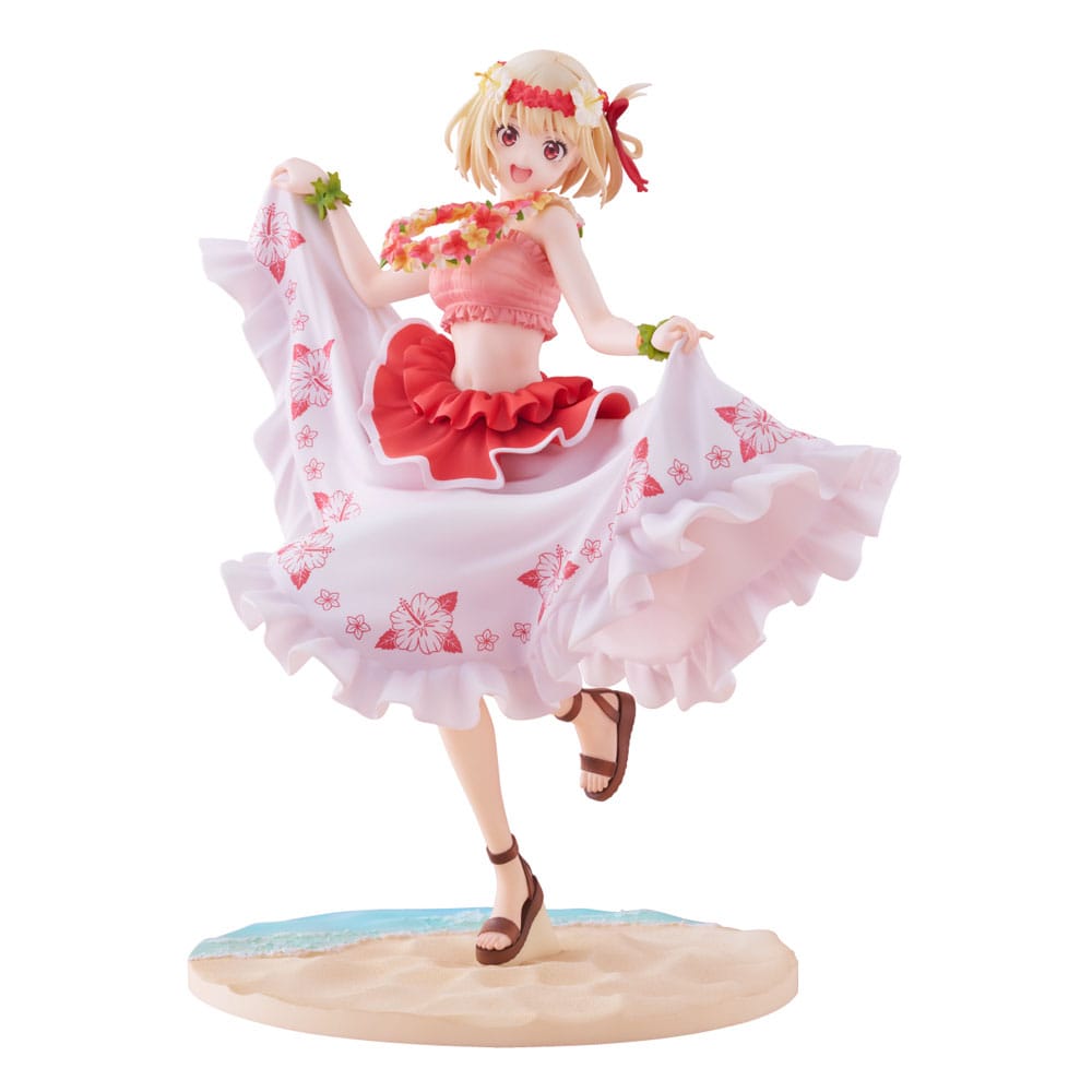 SU ORDINAZIONE Lycoris Recoil PVC Statue 1/7 Chisato Nishikigi Hawaii Ver. 24 cm