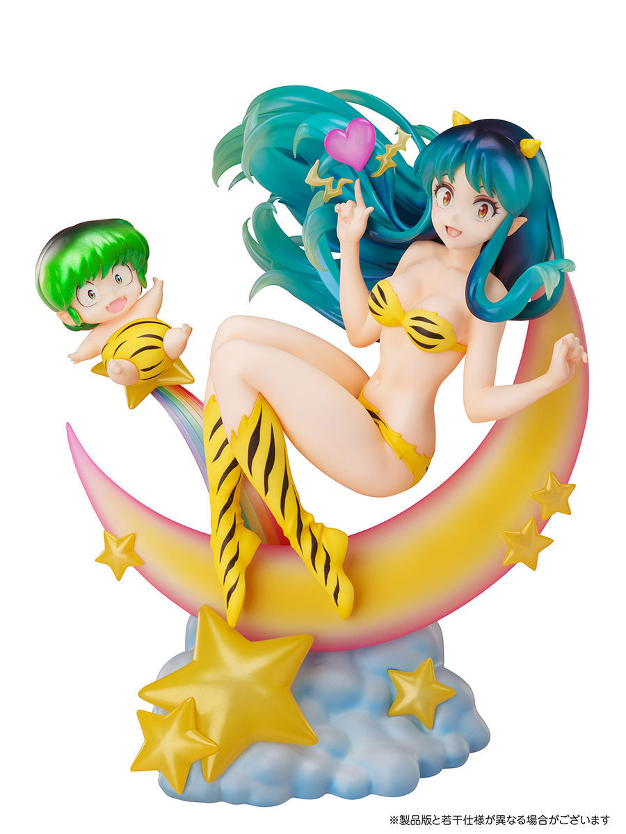 SU ORDINAZIONE Urusei Yatsura PVC Statue 1/7 Lum & Ten Box Cafe & Space Collaboration20 cm *PREZZO SPECIALE*