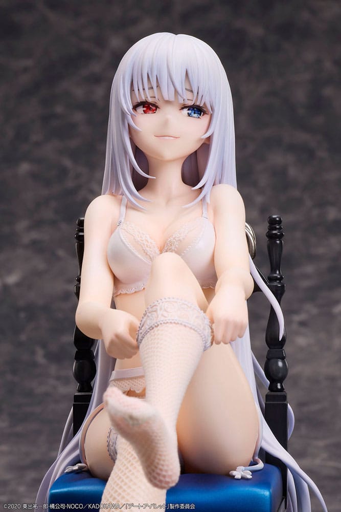 PREORDINE 12/2025 Date A Bullet Statues 1/7 Kurumi Tokisaki & White Queen 17 cm (PREORDINE NON CANCELLABILE)