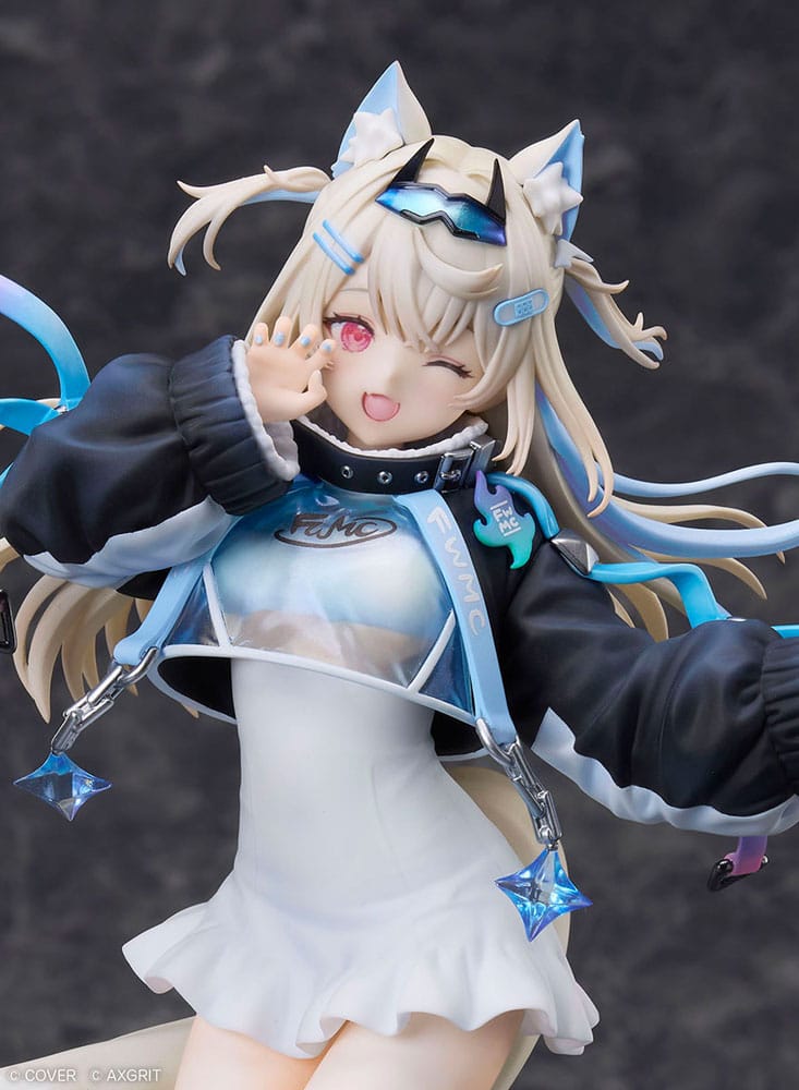 PREORDINE 07/2026 Hololive Production PVC Statue 1/7 Advent Fuwawa Abyssgard AXGRIT Ver. Deluxe Edition 27 cm (PREORDINE NON CANCELLABILE)