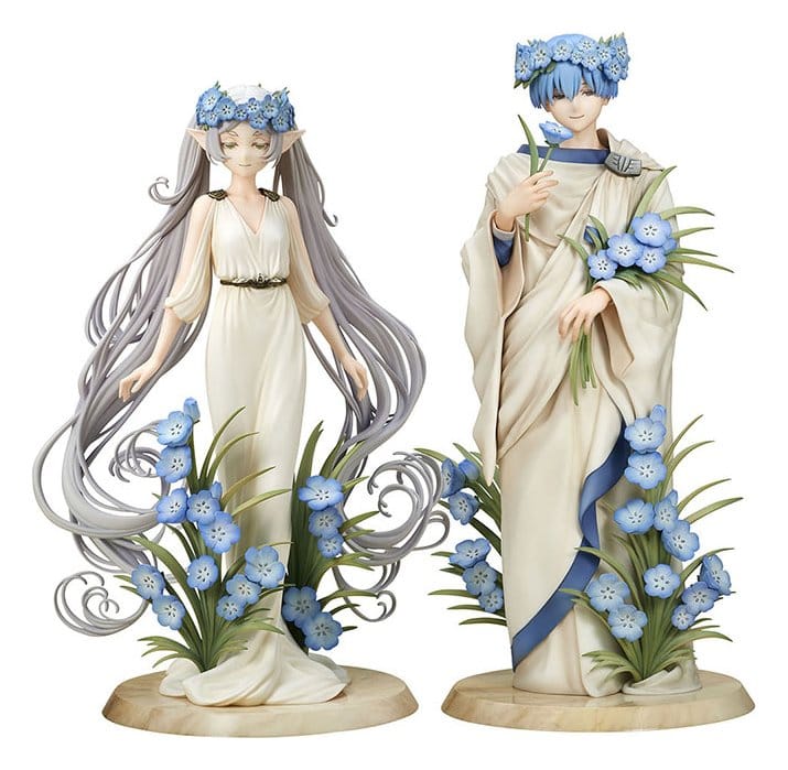 PREORDINE+ 08/2027 (NON CANCELLABILE) Frieren: Beyond Journey's End PVC Figures 2-Pack Frieren & Himmel Art Nouveau Style