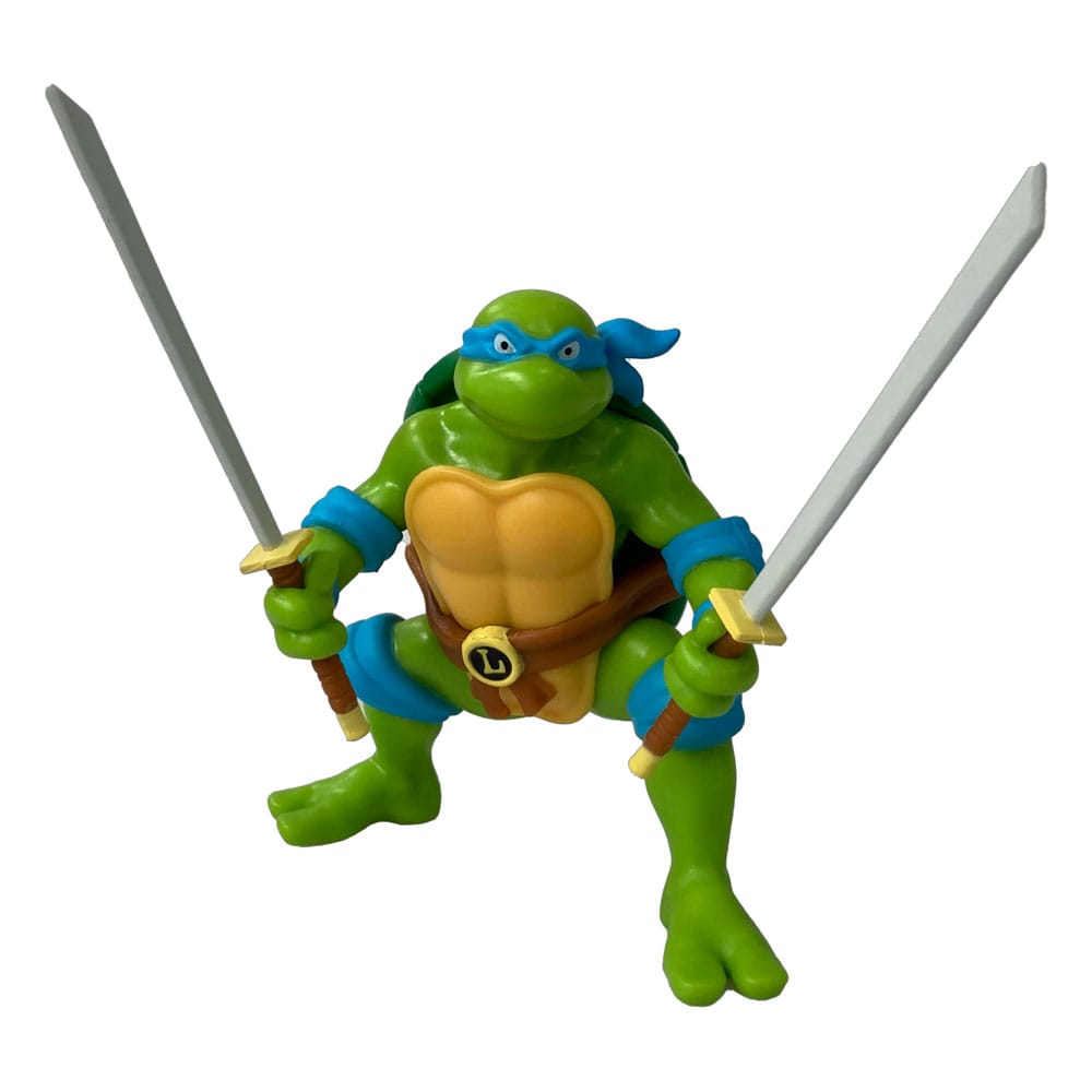 SU ORDINAZIONE Teenage Mutant Ninja Turtles Ninja Retro mini figure Leonardo 9 cm