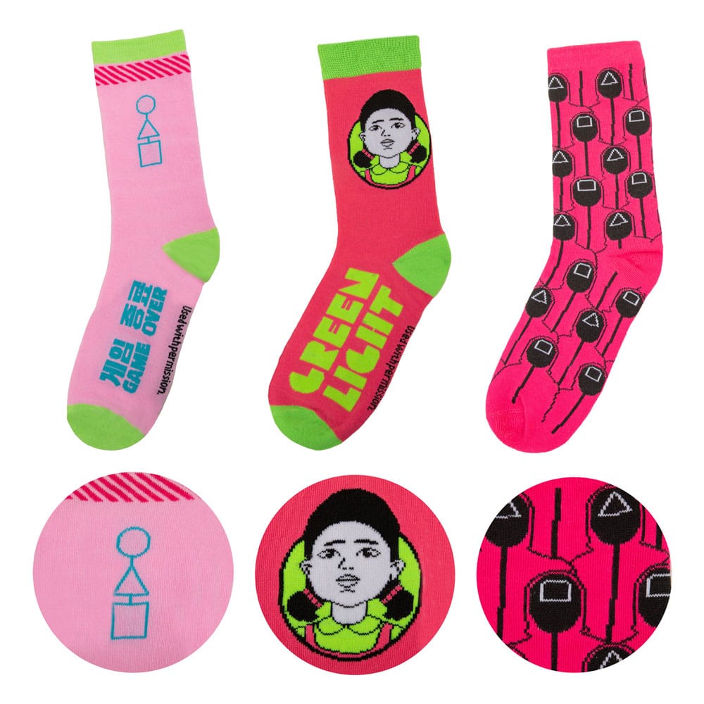 MADE TO ORDER Squid Game Socks 3-Pack