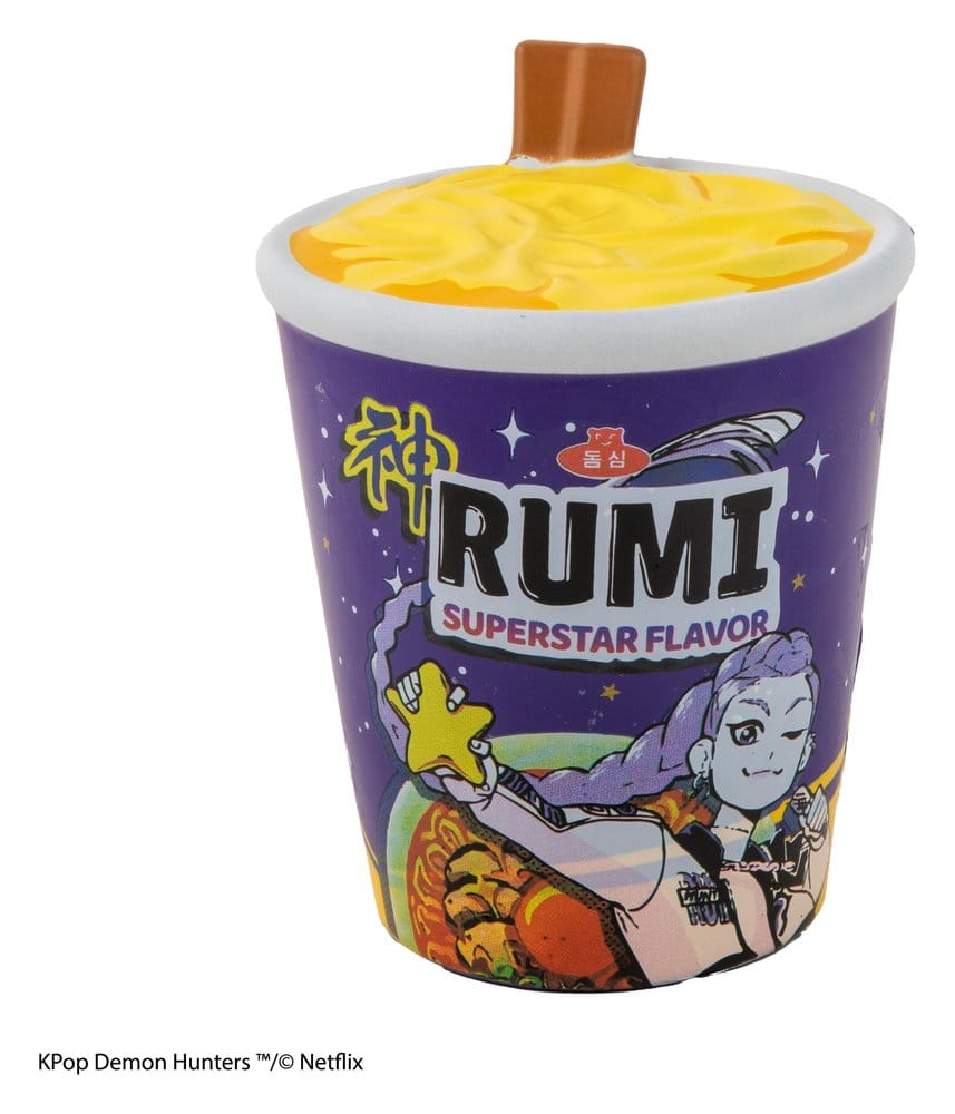 🧪 LAB | SU ORDINAZIONE KPop Demon Hunters Squishy Anti Stress Figure Rumi Superstar Flavor Noodles