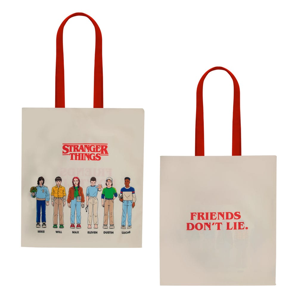SU ORDINAZIONE Stranger Things Tote Bag Friends Don't Lie