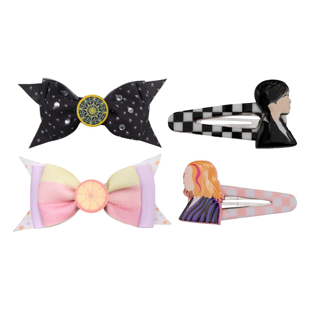 SU ORDINAZIONE Wednesday Hair Accessories 4 Pack *PREZZO SPECIALE*