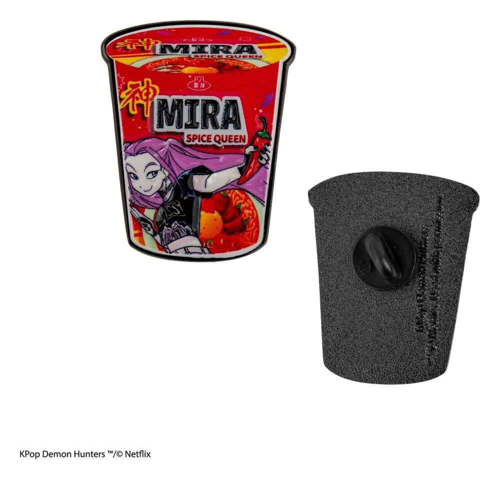 🧪 LAB | SU ORDINAZIONE KPop Demon Hunters Pin Mira Spice Queen Noodles