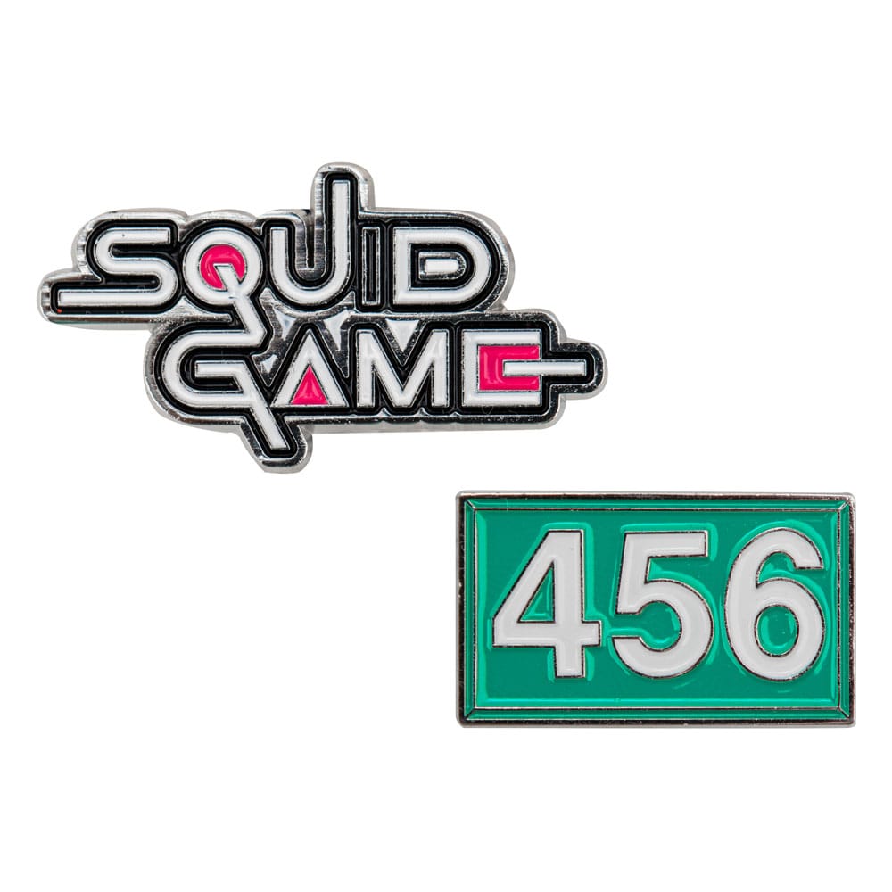 AUF BESTELLUNG gefertigte Squid Game Pins 2er-Pack Squid Game & Player 456