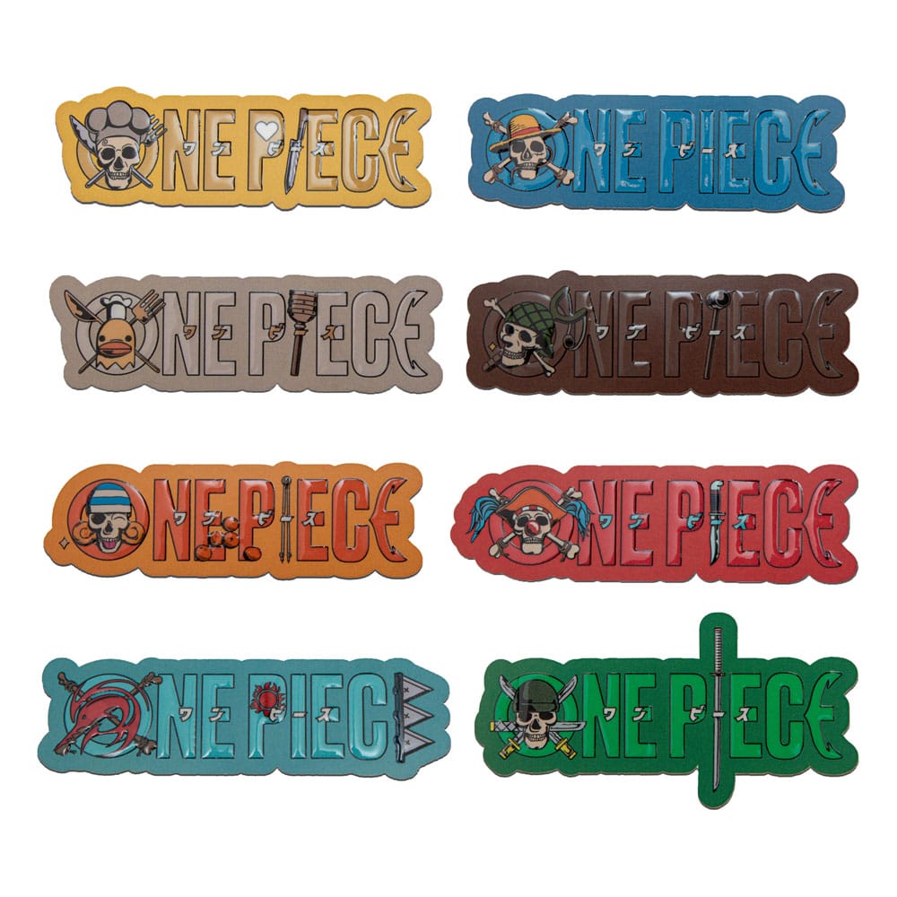 MADE TO ORDER One Piece Fridge Magnet 8-Pack Title Sequence