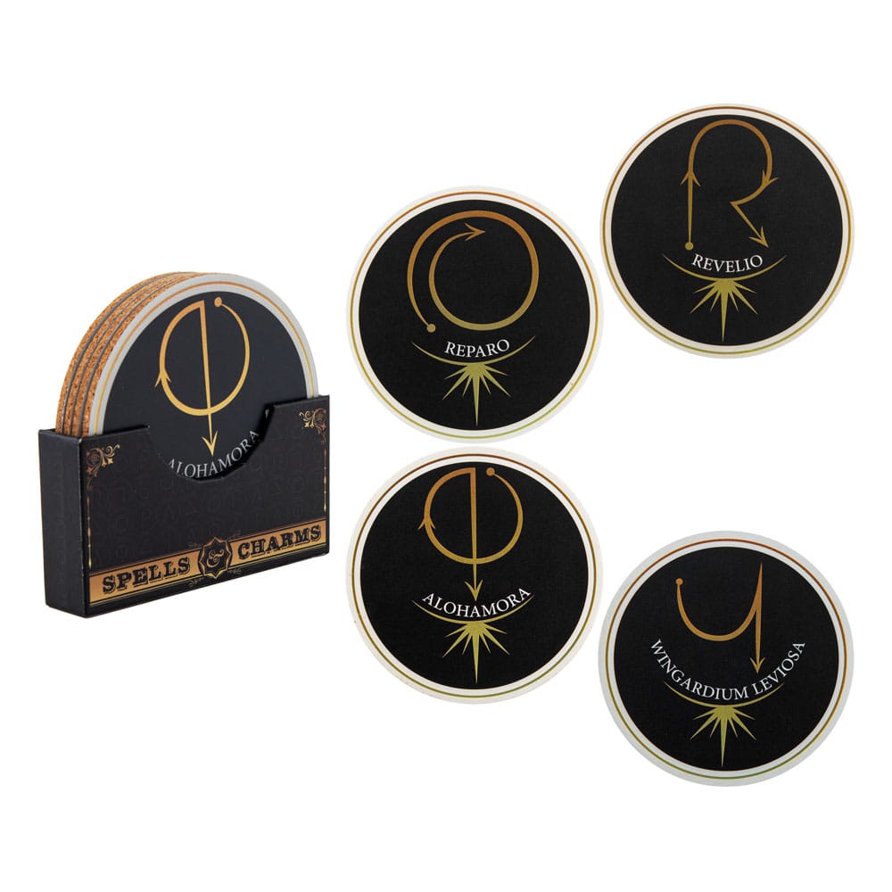SU ORDINAZIONE Harry Potter Coaster 4-Pack Spell & Charms