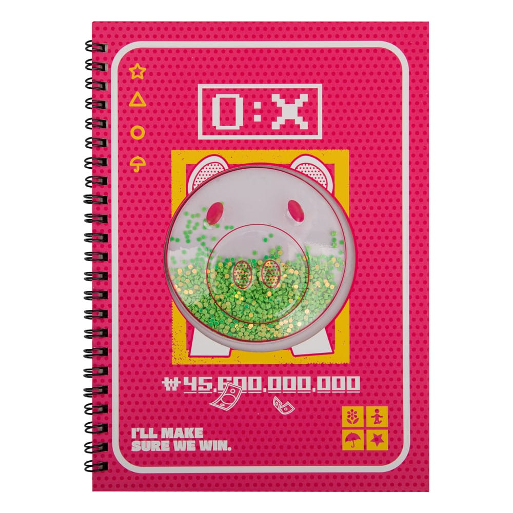 AUF BESTELLUNG Squid Game Notizbuch Sparschwein