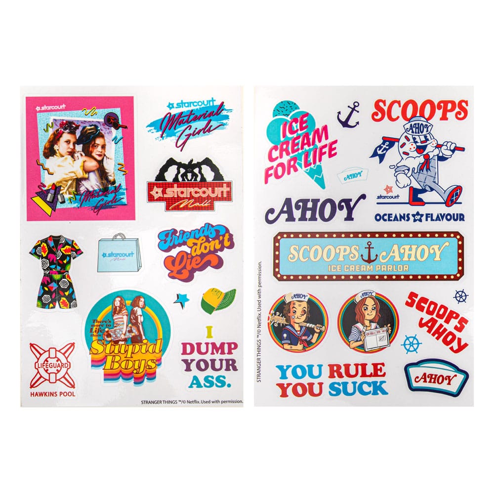 SU ORDINAZIONE Stranger Things Sticker pack Season 3