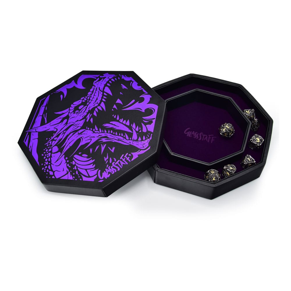 SU ORDINAZIONE CritStones Arena Dice Tray Purple Dragon