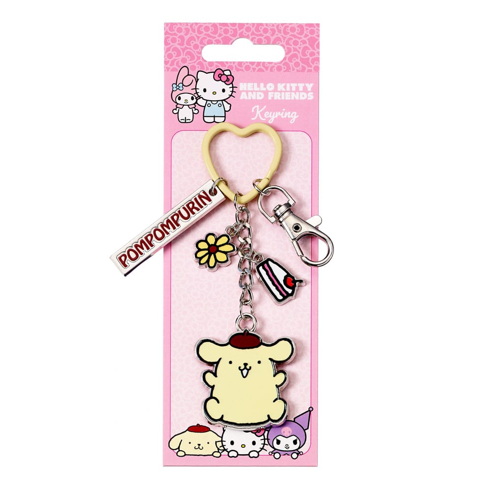 🧪 LAB | SU ORDINAZIONE Hello Kitty Key Chain with Pompompurin Charms 15 cm