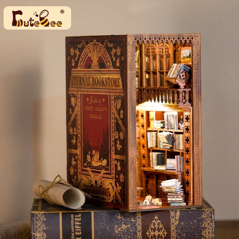 🧪 LAB | SU ORDINAZIONE Book Nook Eternal Bookstore 23 x 11 cm