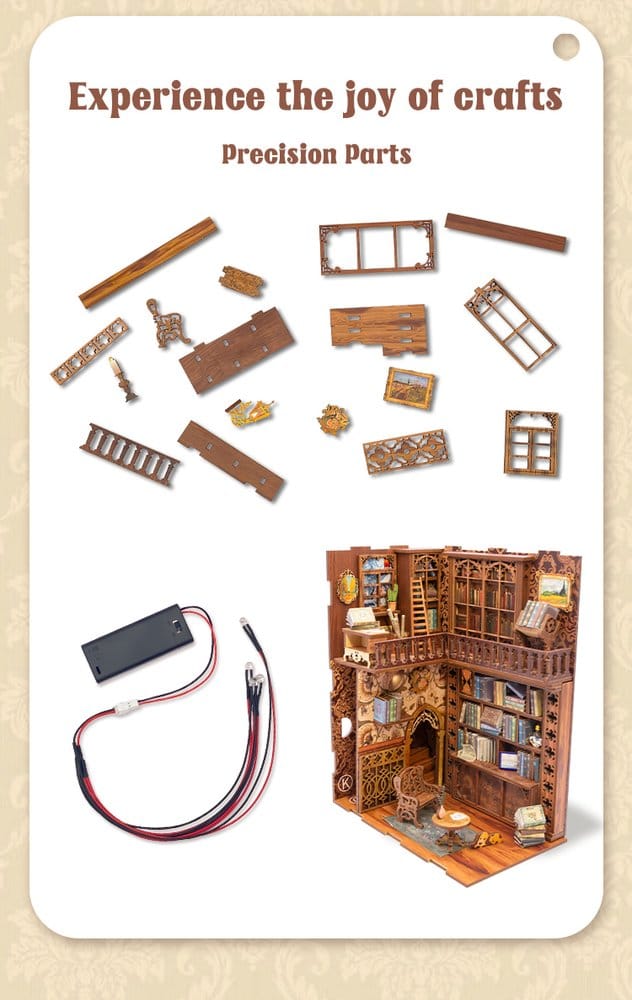 🧪 LAB | SU ORDINAZIONE Book Nook Eternal Bookstore 23 x 11 cm