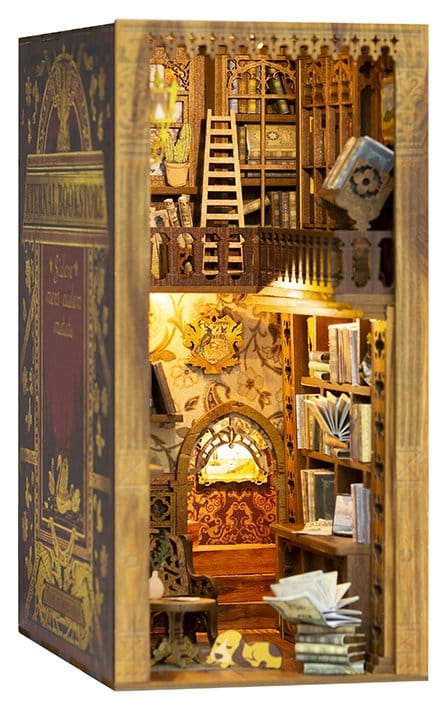 🧪 LAB | SU ORDINAZIONE Book Nook Eternal Bookstore 23 x 11 cm