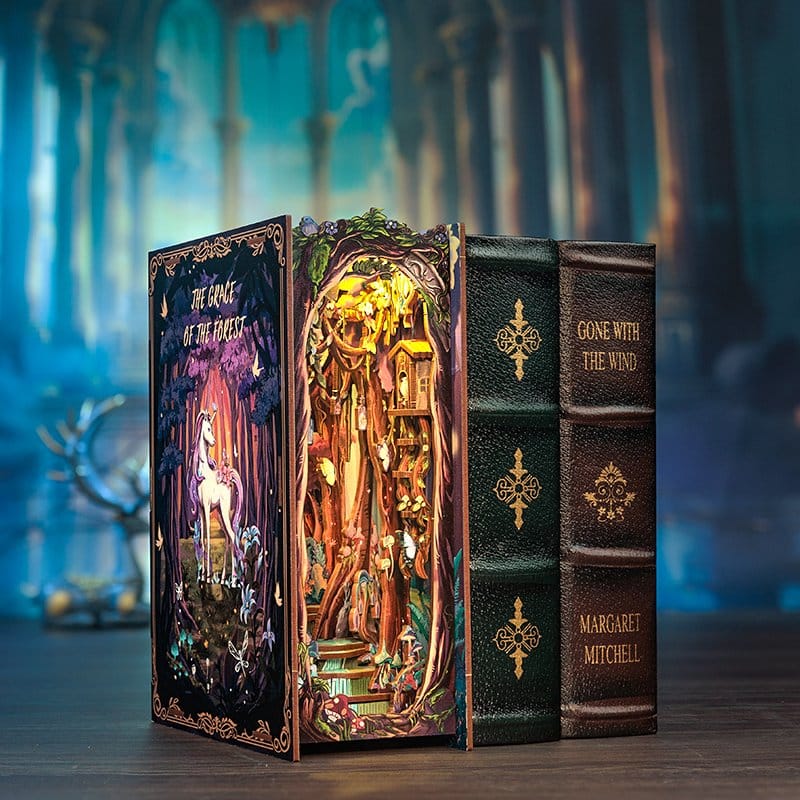 🧪 LAB | SU ORDINAZIONE Book Nook The Grace of Forest 22 x 8 cm