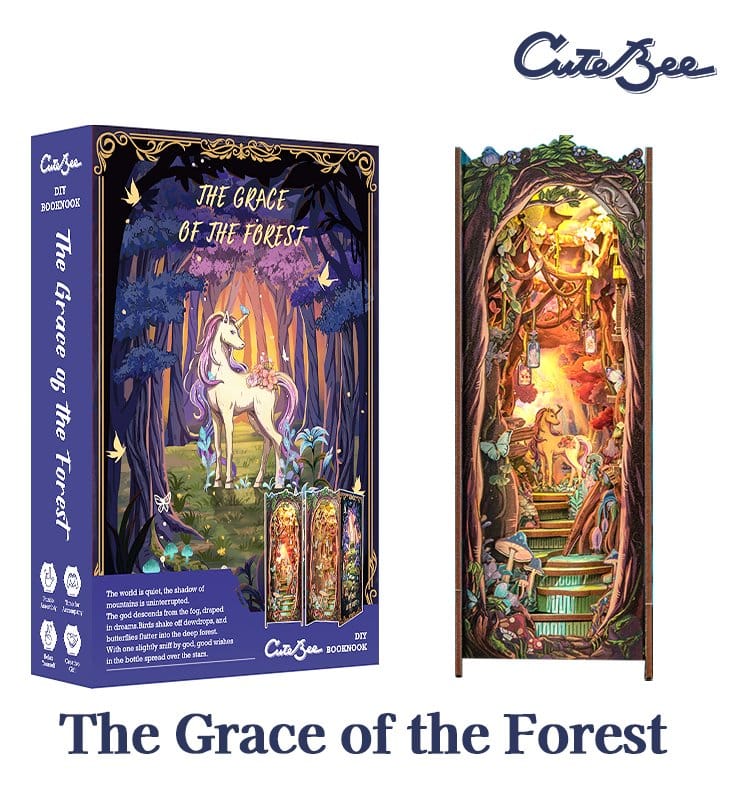 🧪 LAB | SU ORDINAZIONE Book Nook The Grace of Forest 22 x 8 cm